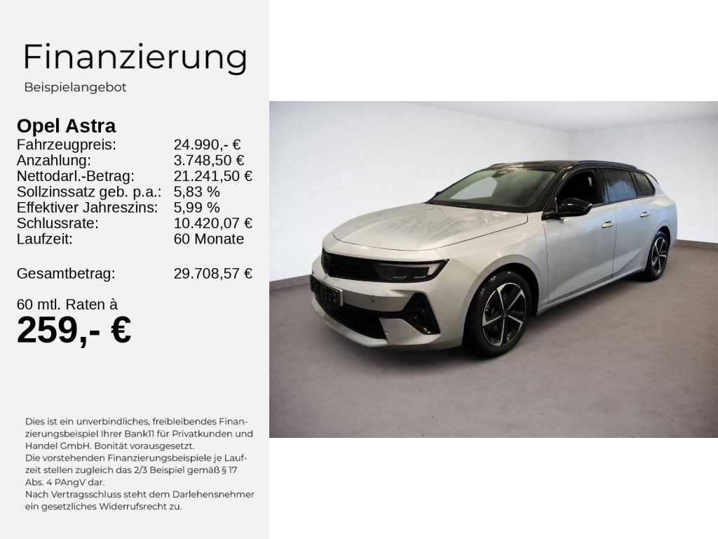 Astra L ST GS 1.2 HYBRID KLIMA+PDC+KAMERA+SHZ+AT