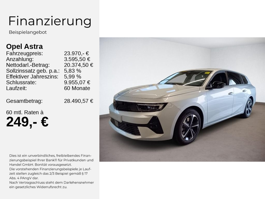 Astra L ST GS 1.2 KLIMA+PDC+KAMERA+SHZ+LHZ+LED++