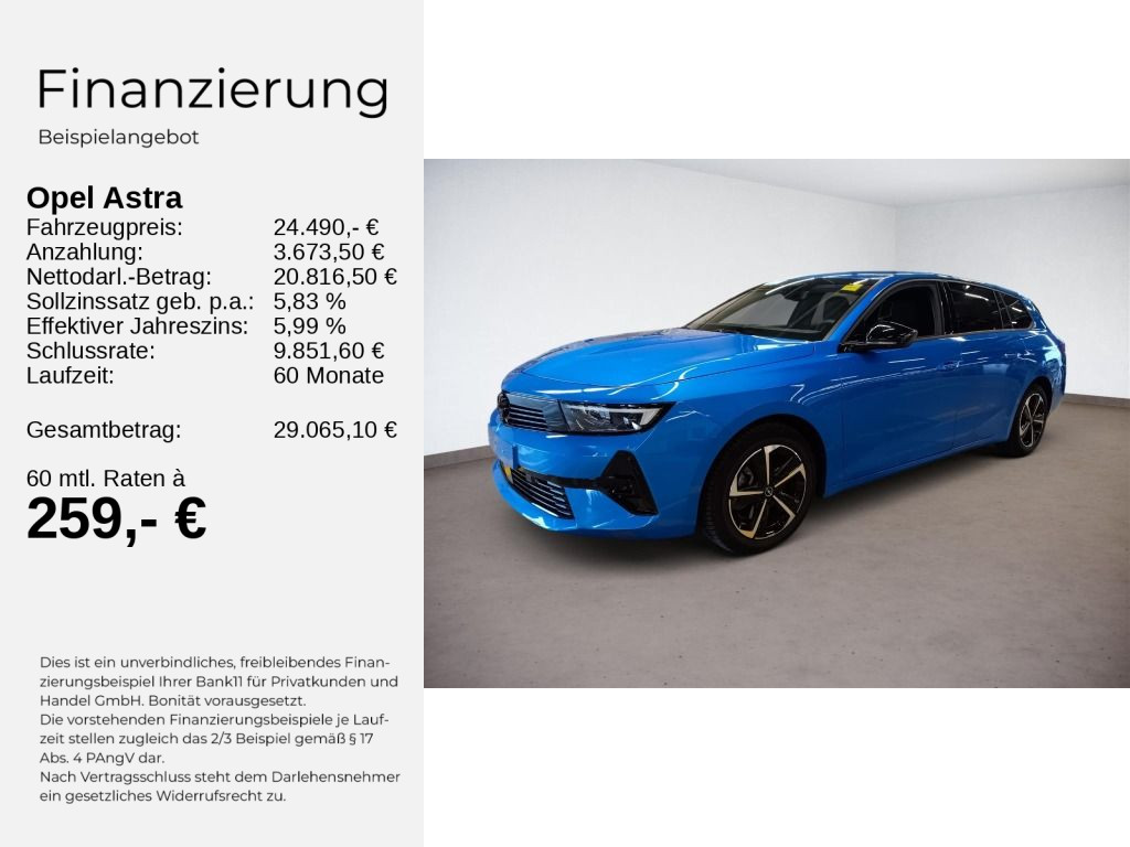 Astra L ST GS 1.2 Turbo S/S 96KW AT8+AHK+SHZ+KAM