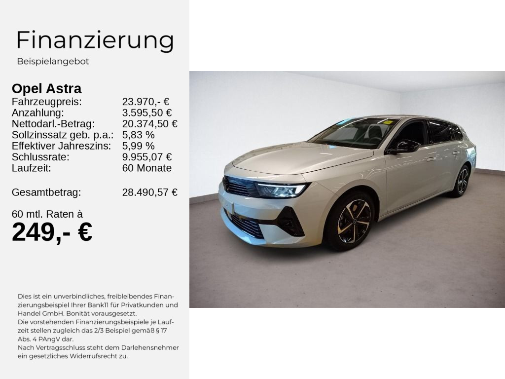 Astra L ST GS 1.2 KLIMA+PDC+KAMERA+SHZ+LHZ+