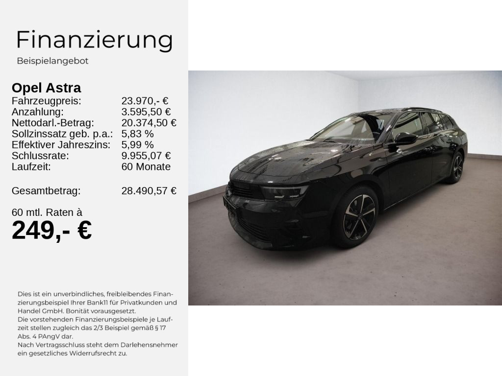 Astra L ST GS 1.2 KLIMA+PDC+KAMERA+SHZ+LHZ+LED++