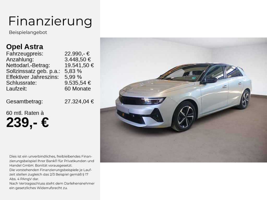 Astra L 5-T GS 1.2 Turbo S/S 96kW AT8+KAMERA+SZH