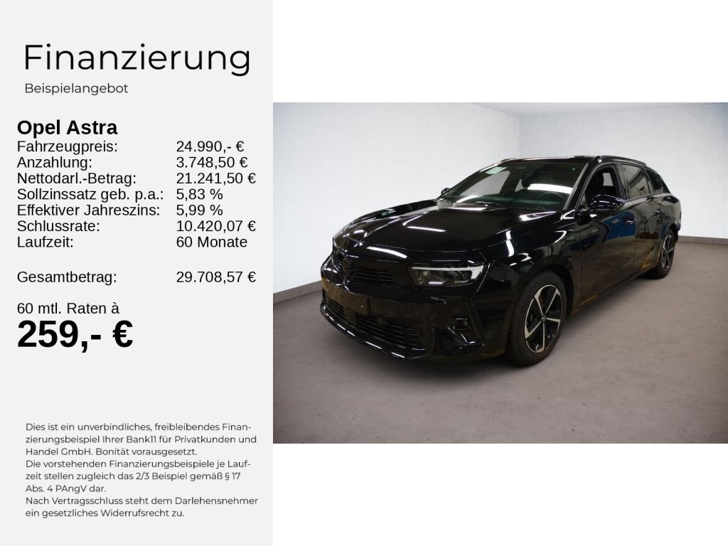 Astra L ST GS 1.2 HYBRID KLIMA+PDC+KAMERA+SHZ+AT