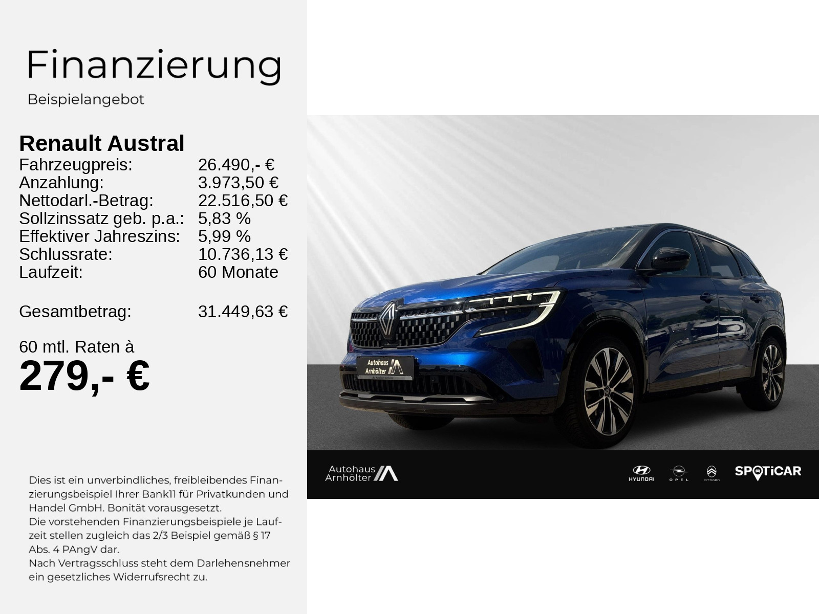 Austral 1.3 TCe 160 HYBRID TECHNO KAMERA+PDC+SHZ