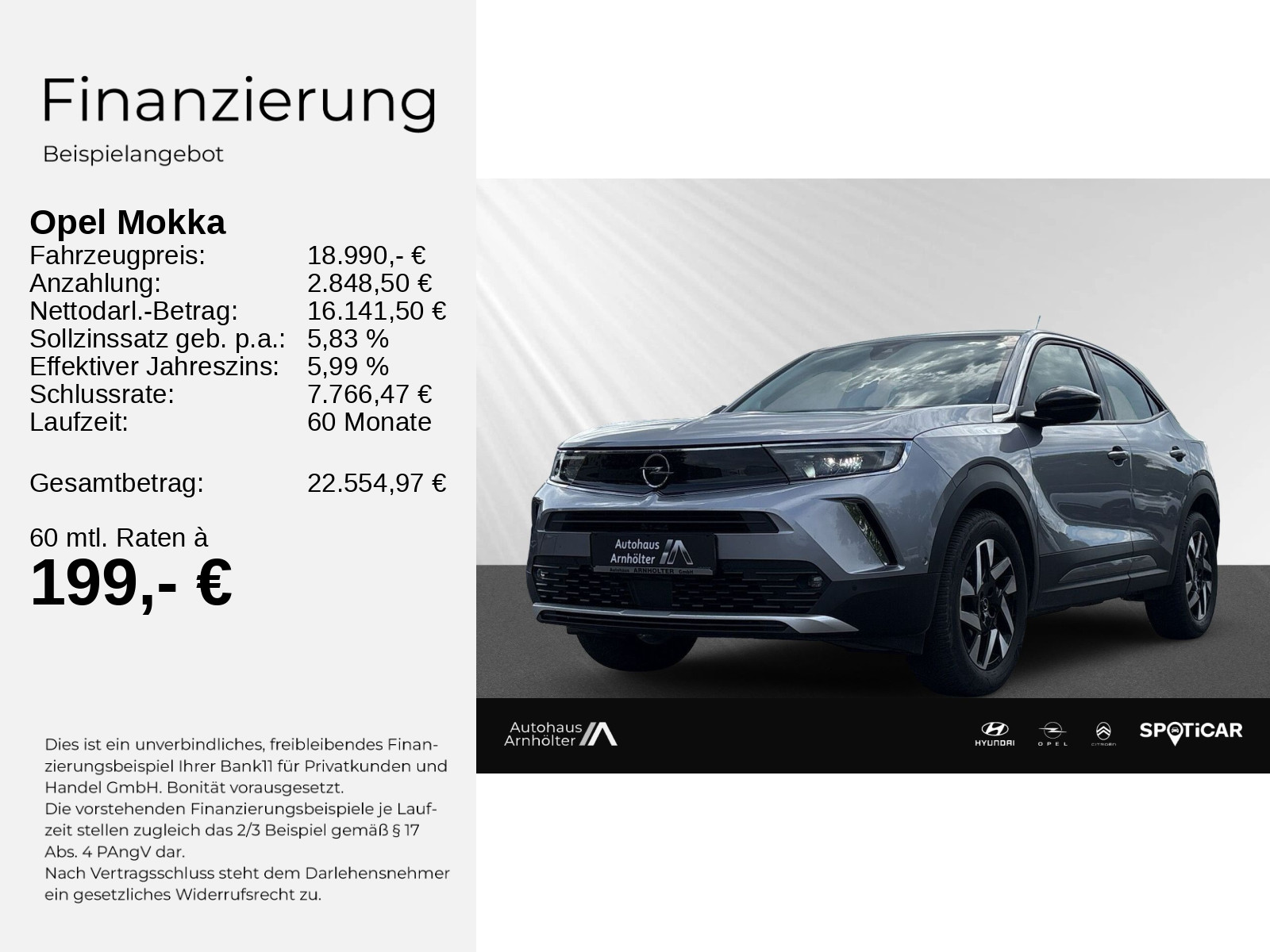 Mokka ELEGANCE 1.2 Turbo 96 kW+SHZ+LHZ+NAVI+KAM+