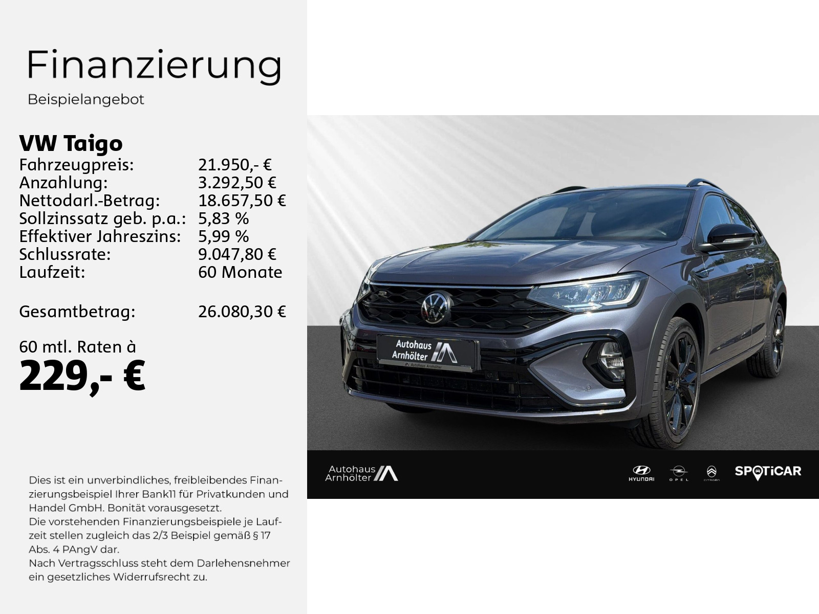 TAIGO 1.0 TSI 7-DSG R-LINE +KAM+CARPLAY+LED+SHZ+