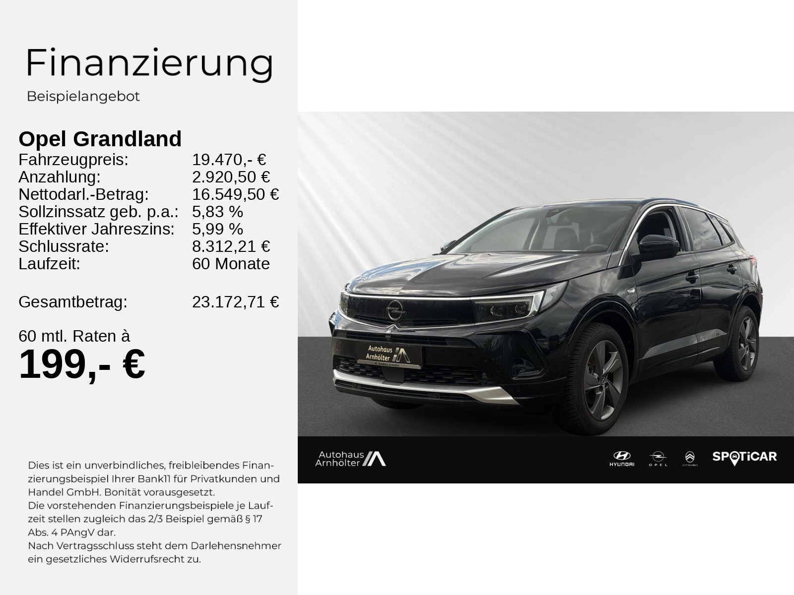 Grandland Elegance 1.2 KLIMA+PDC+KAMERA+SHZ+AT8+