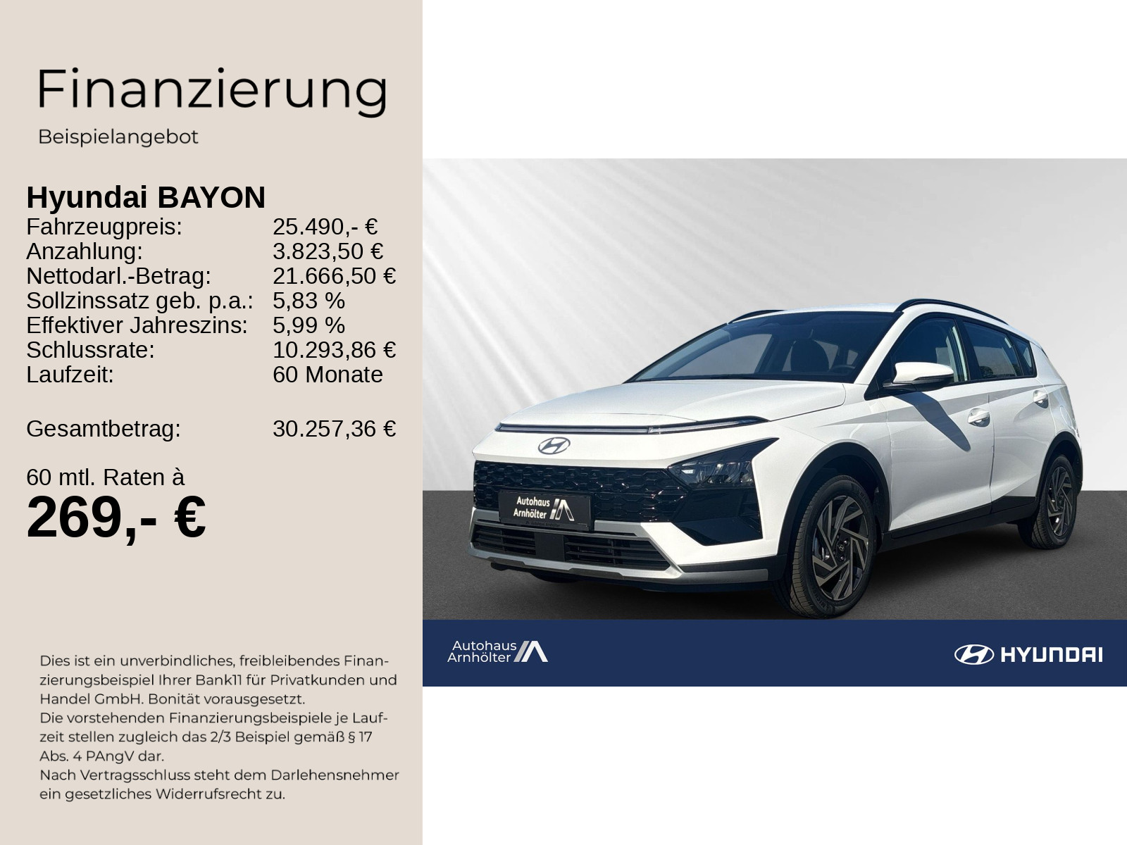 BAYON FL MY26+ICC 1.0 T-GDI 90 PS 7-DCT 2WD Trend