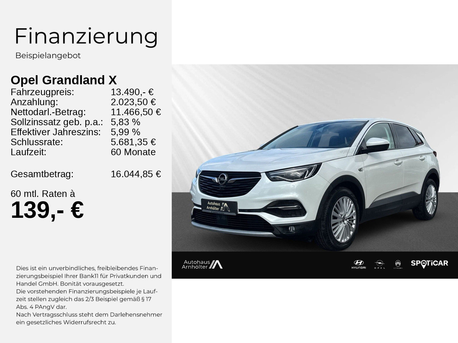 GRANDLAND X 1.2 DYNAMIC +LM+360°+ALLWET+CARPLAY+