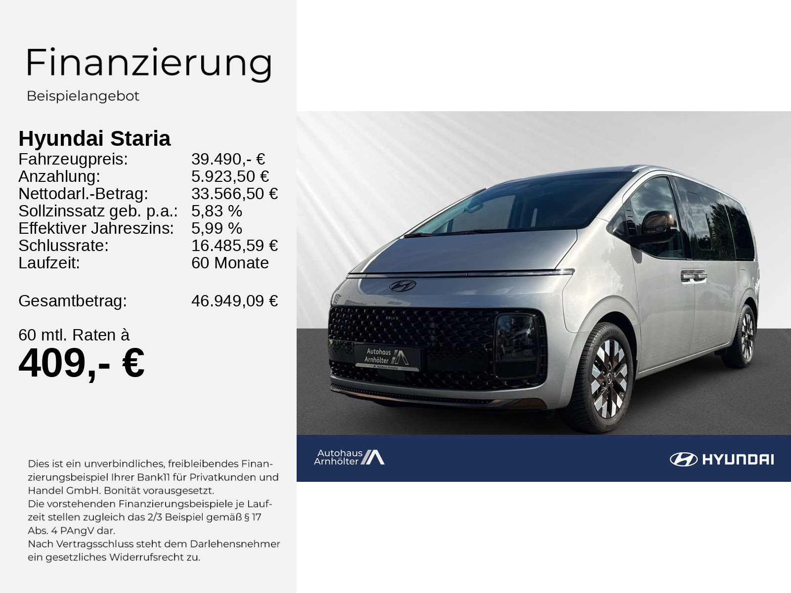 STARIA SIGNATURE 2.2 CRDi 8AT 2WD +NAVI+KAM+ALL+