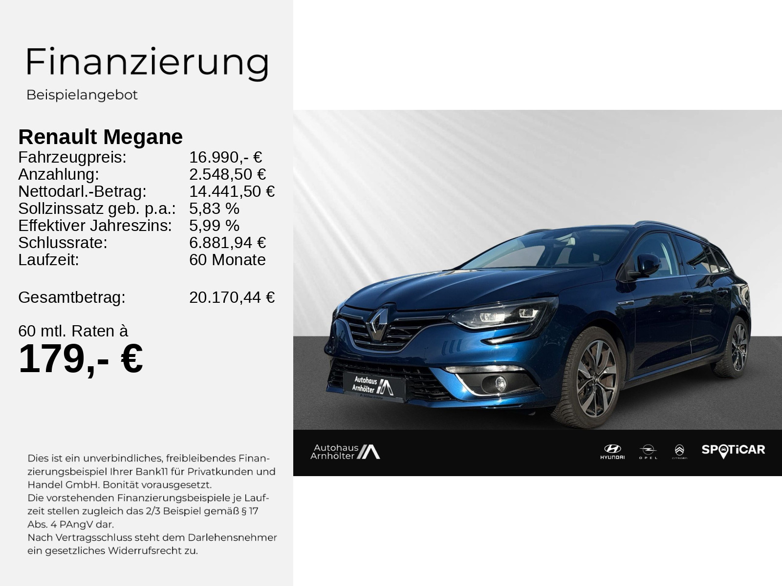 MEGANE IV GRANDTOUR 1.3 160 BOSE+MASSAGE+ANHÄNGE