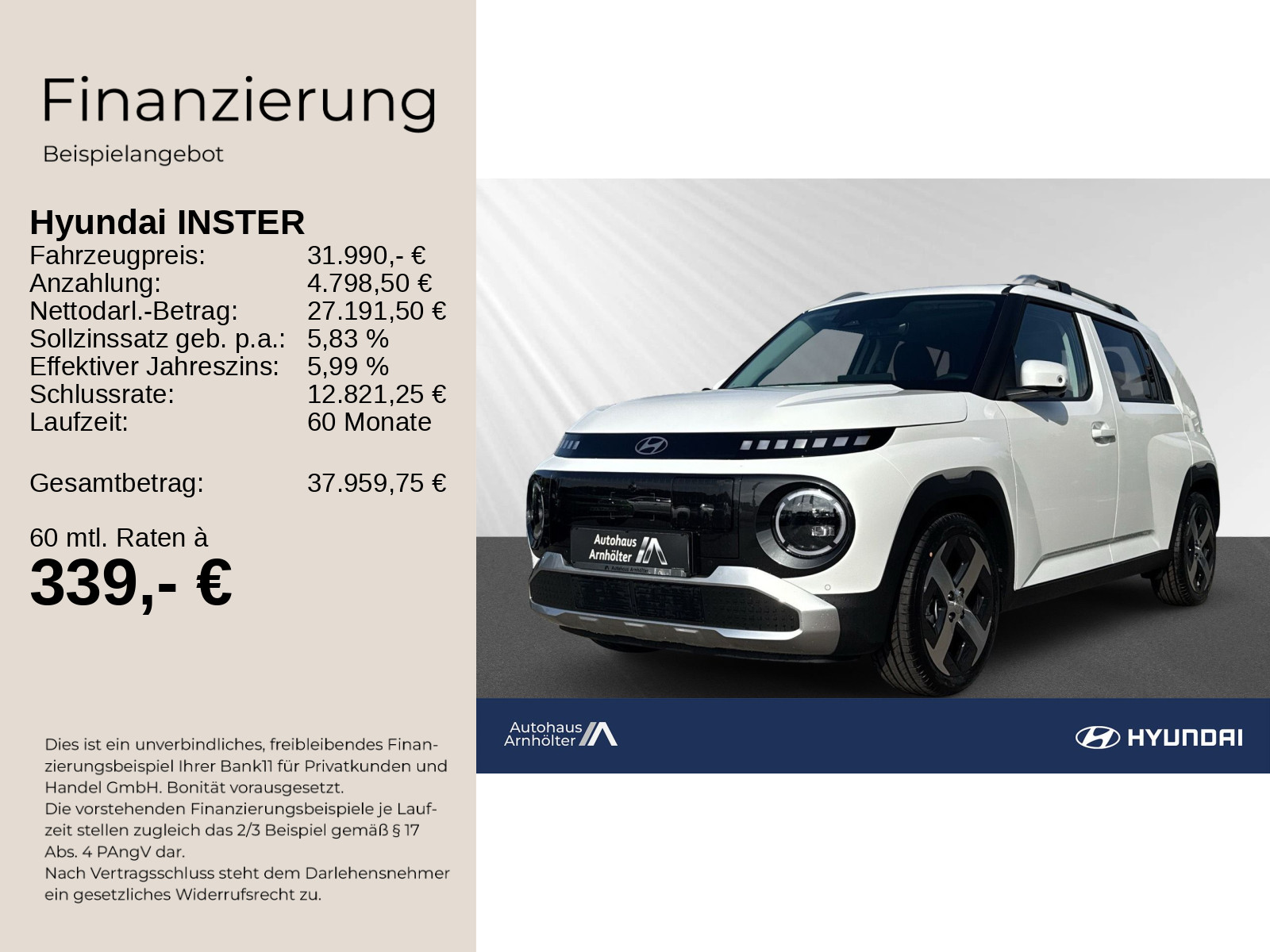 INSTER MY27 49kWh PRIME+GLAS-SCHIEBEDACH+V2L-PA+