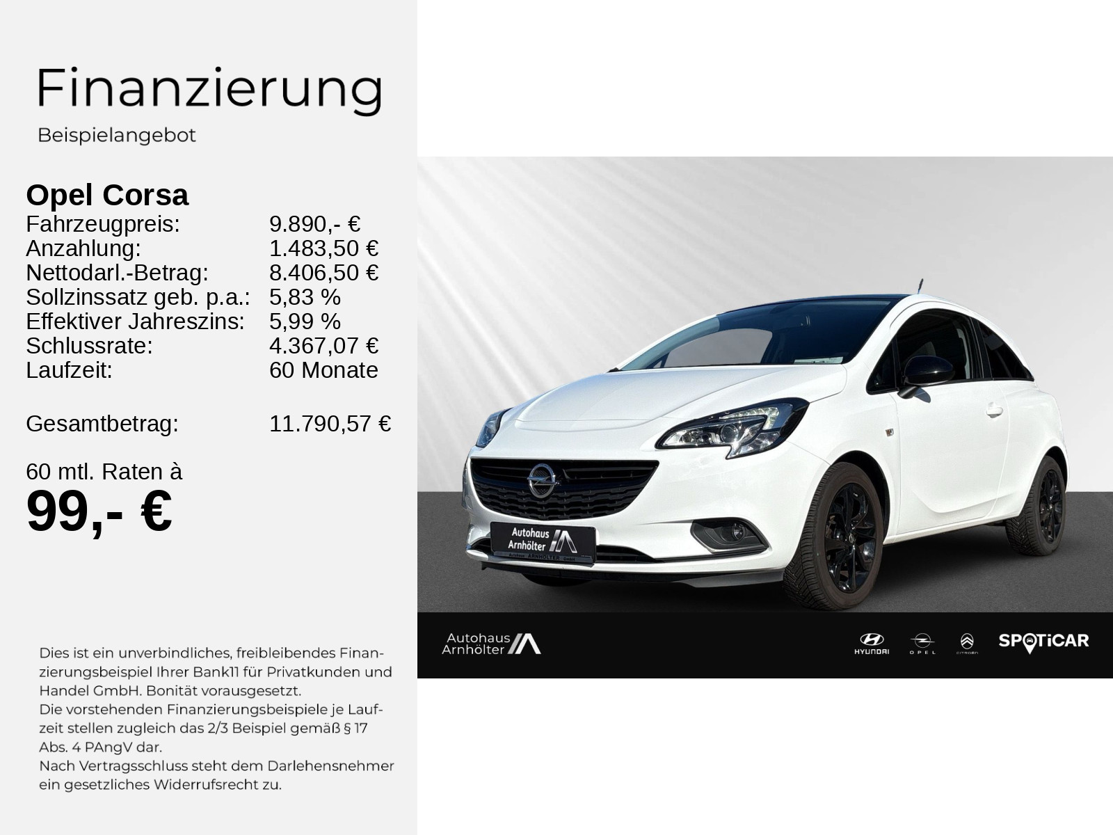 CORSA E 3T 1.4T COLOR EDITION KLIMA+PDC+SHZ+LHZ+