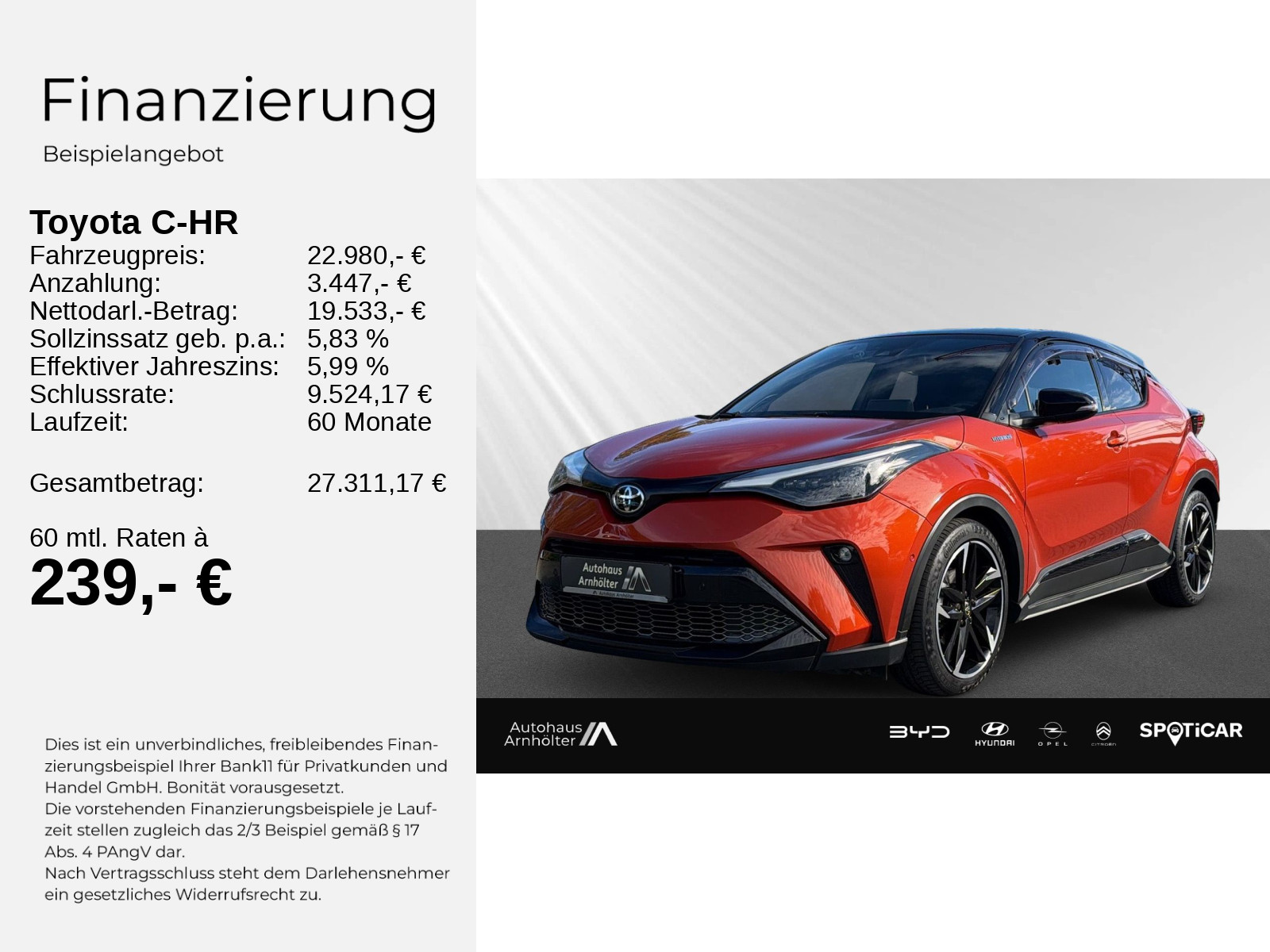 C-HR  2.0 Hybrid GR +Sport+STANDHEIZUNG+SHZ+CAM+