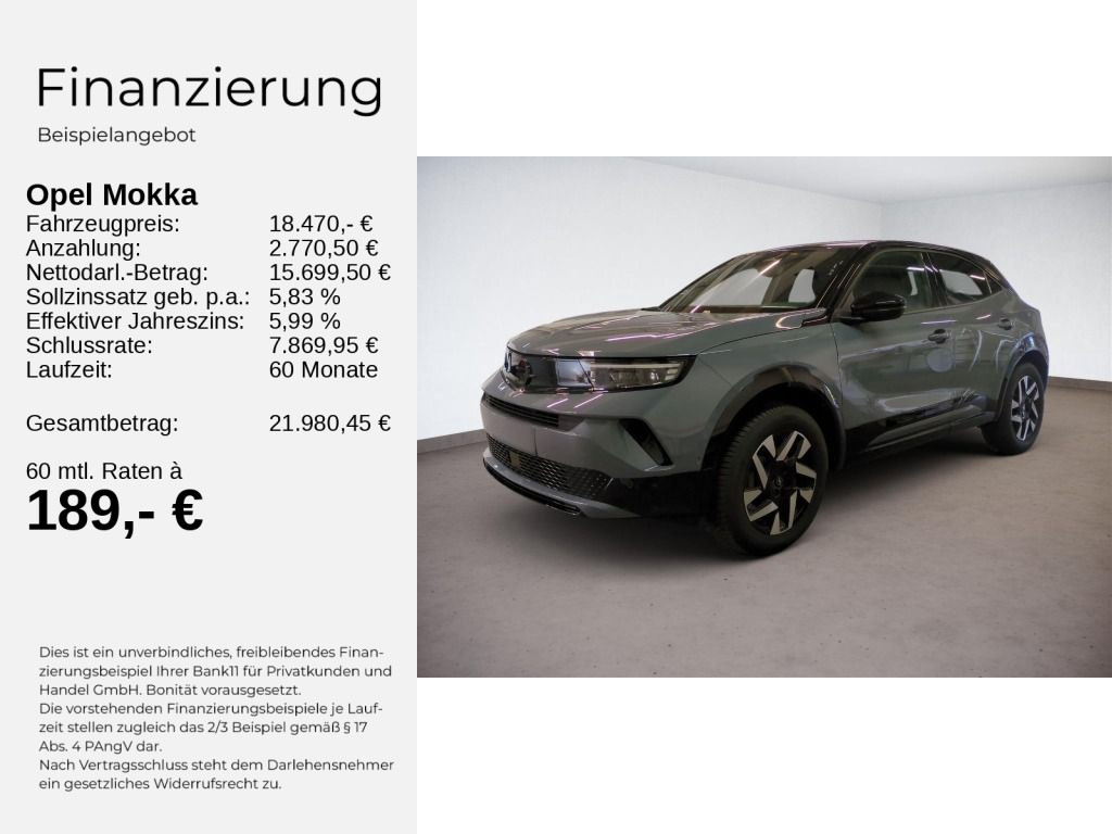 Mokka B GS 1.2 TURBO+KLIMA+SHZ+LHZ+KAMERA+CARPLA