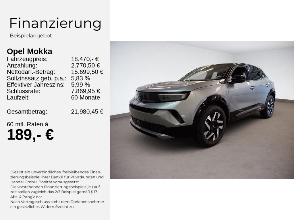 Mokka B GS 1.2 TURBO+KLIMA+SHZ+LHZ+KAMERA+CARPLA