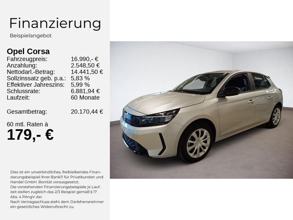 Corsa F EDITION 1.2 HYBRID KLIMA+PDC+SHZ+LHZ+WKR