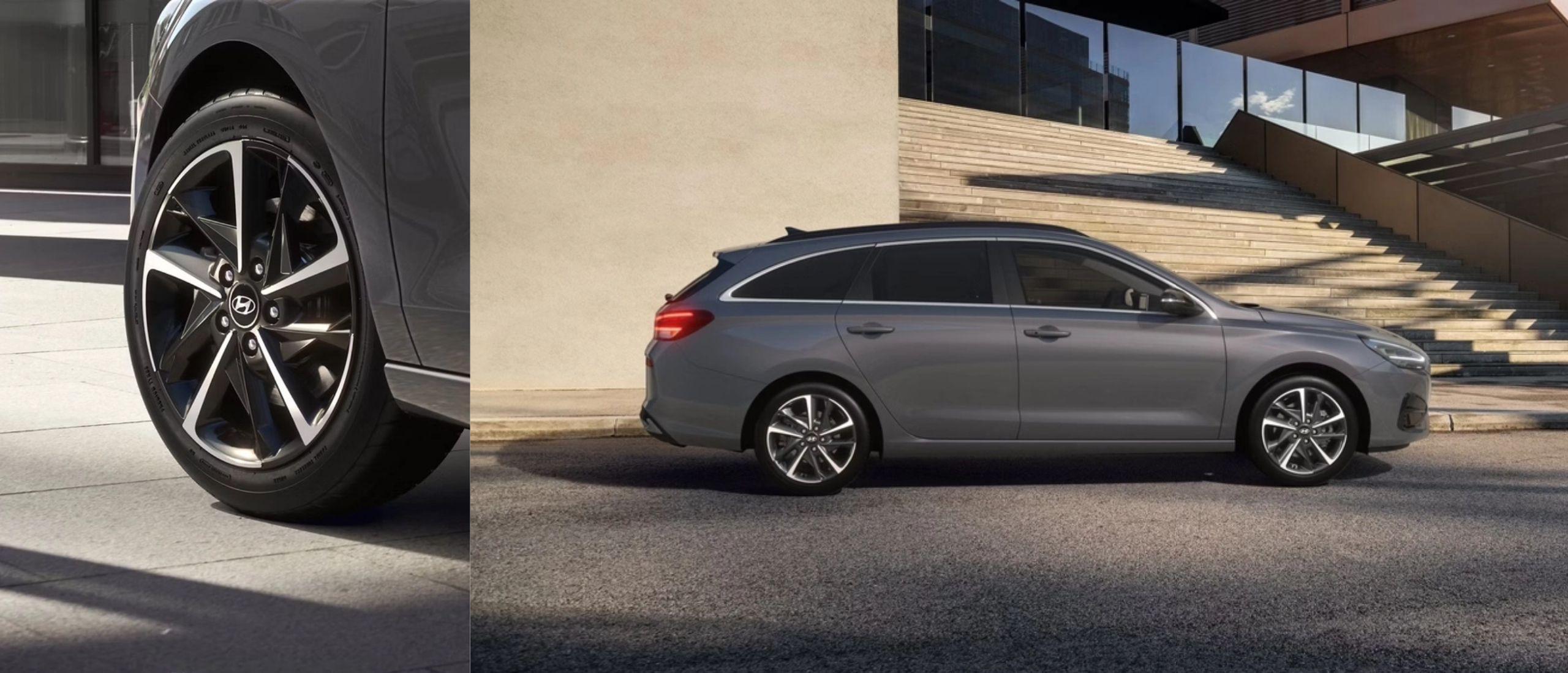 1-i30-Kombi Huyndai i30 Kombi Seite & Reifen Detailansicht