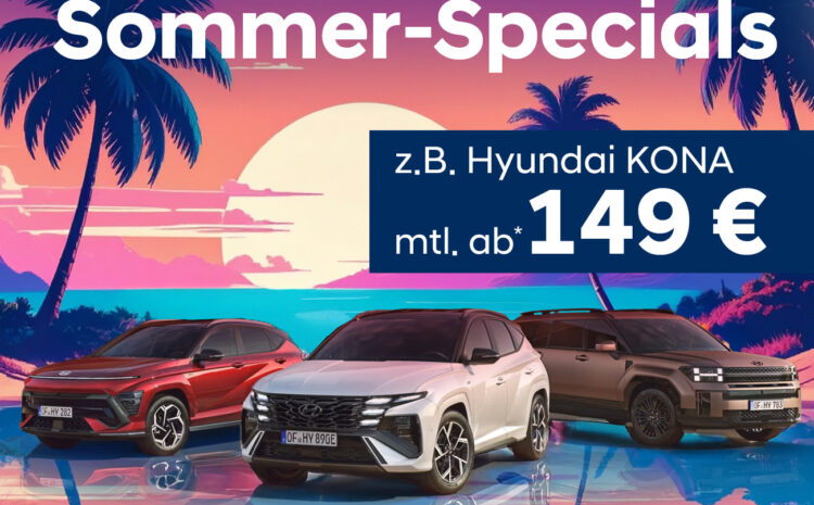  Hyundai SUV Sommer-Specials