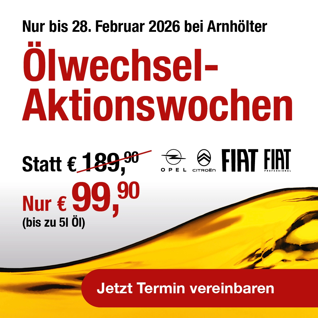 Ölwechsel-Aktionswochen