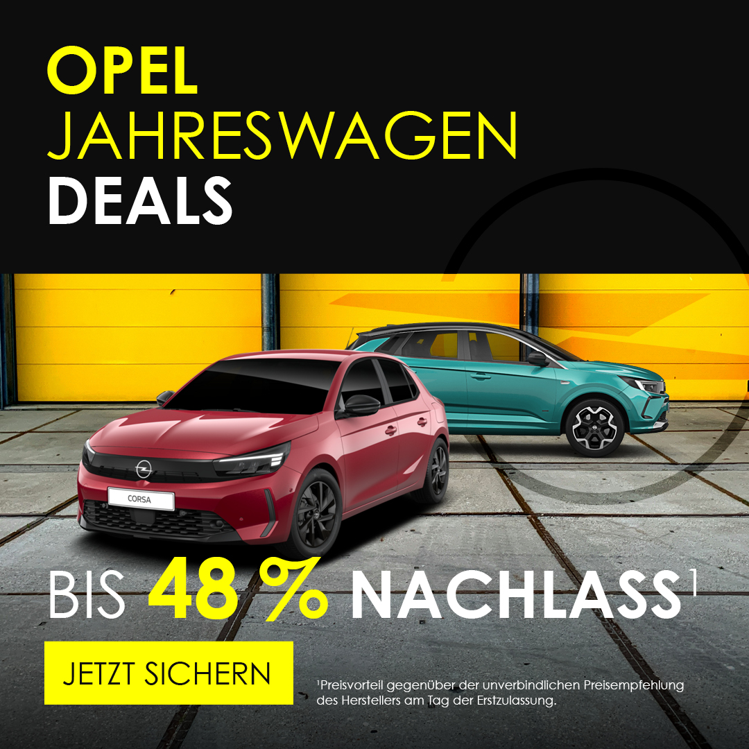 BEITRAG Opel Jahreswagen Preisvorteil BEITRAG Opel Jahreswagen Preisvorteil