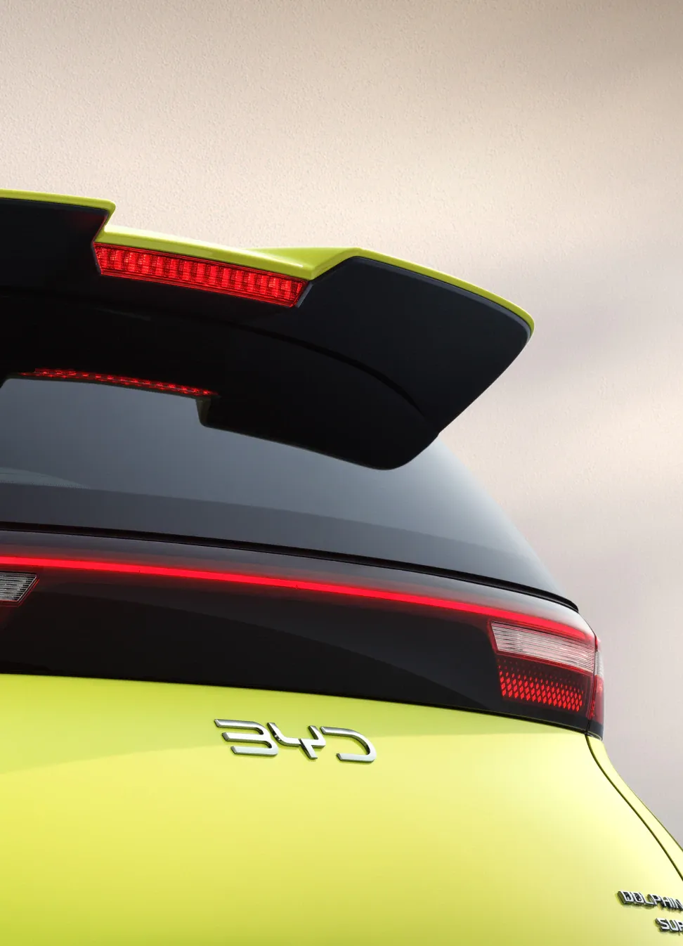 Sportlicher Heckspoiler des BYD DOLPHIN SURF