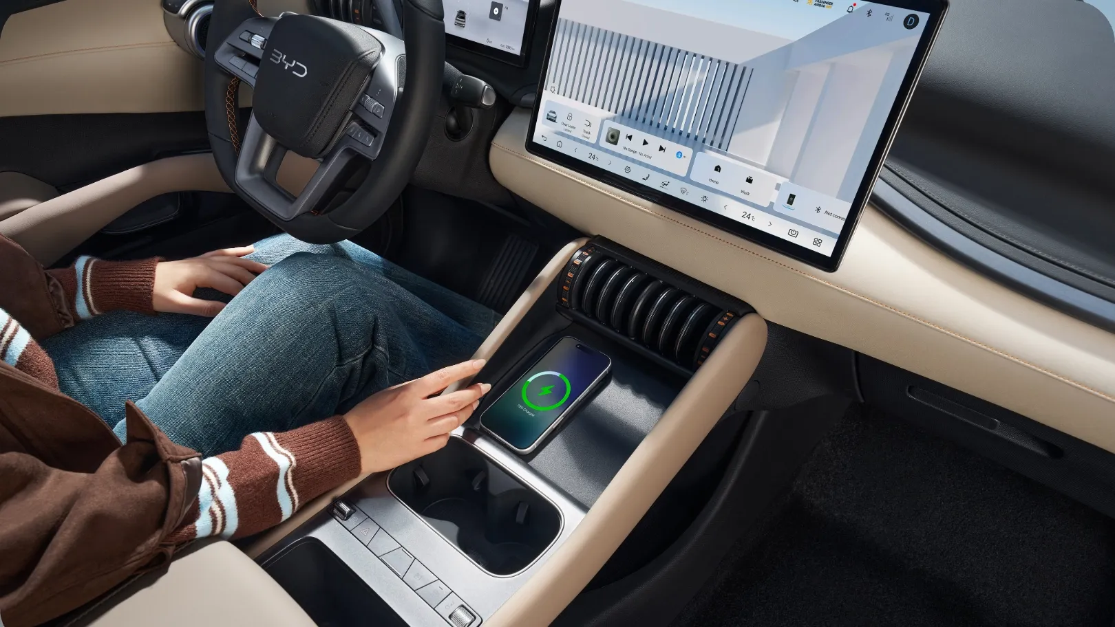 BYD ATTO 3 EVO mit Smartphone-Anbindung